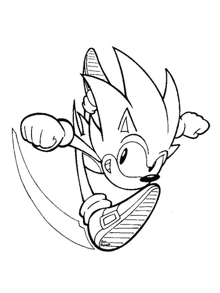 Easy sonic coloring pages pdf ideas printable