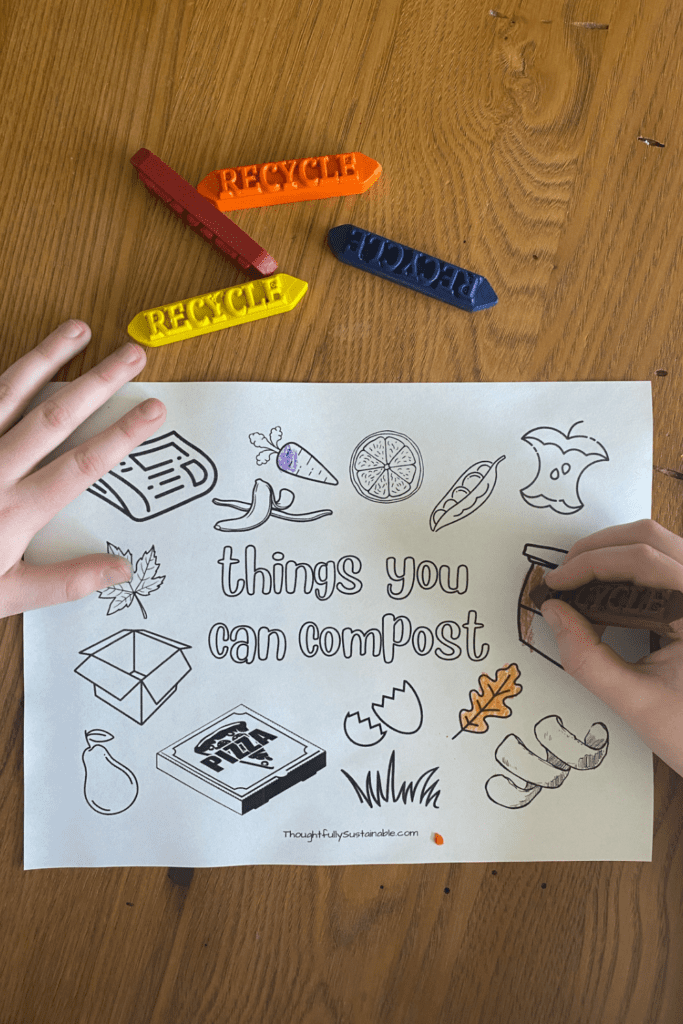 Posting coloring page for kids a free printable â thoughtfully sustainable