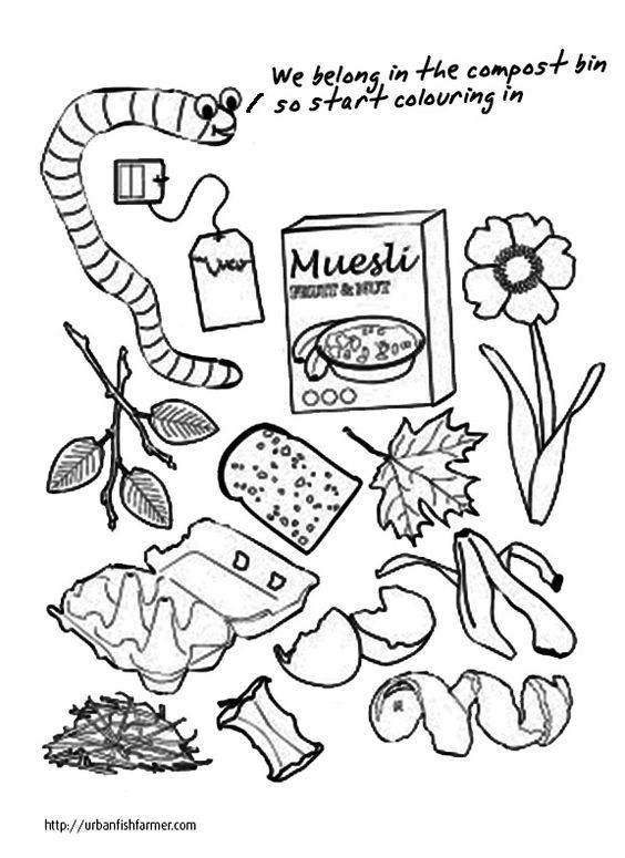 Post coloring page sustainable living fãrben worksheets for kids fun worksheets for kids coloring pages