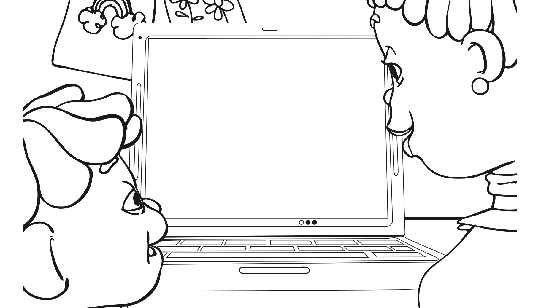 Sid on the computer coloring page kidsâ kids for parents