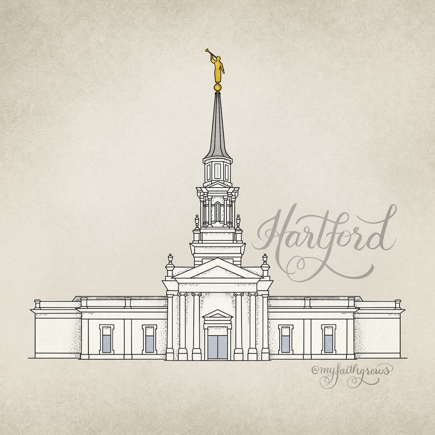 Hford connecticut temple printable coloring page barbara anne