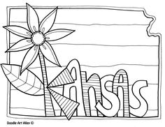 Kansas coloring pages ideas coloring pages kansas day flag coloring pages