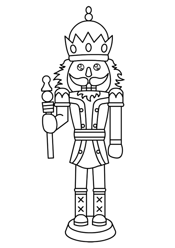 Free printable nutcracker coloring pages for kids