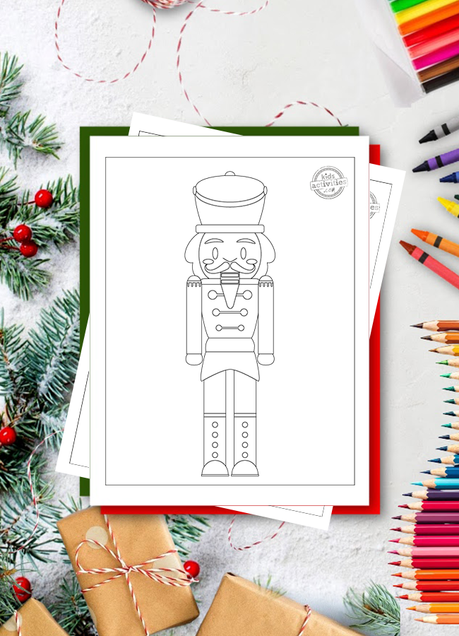 Free printable magical nutcracker coloring pages for kids