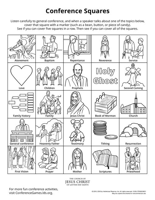 General conference coloring pages