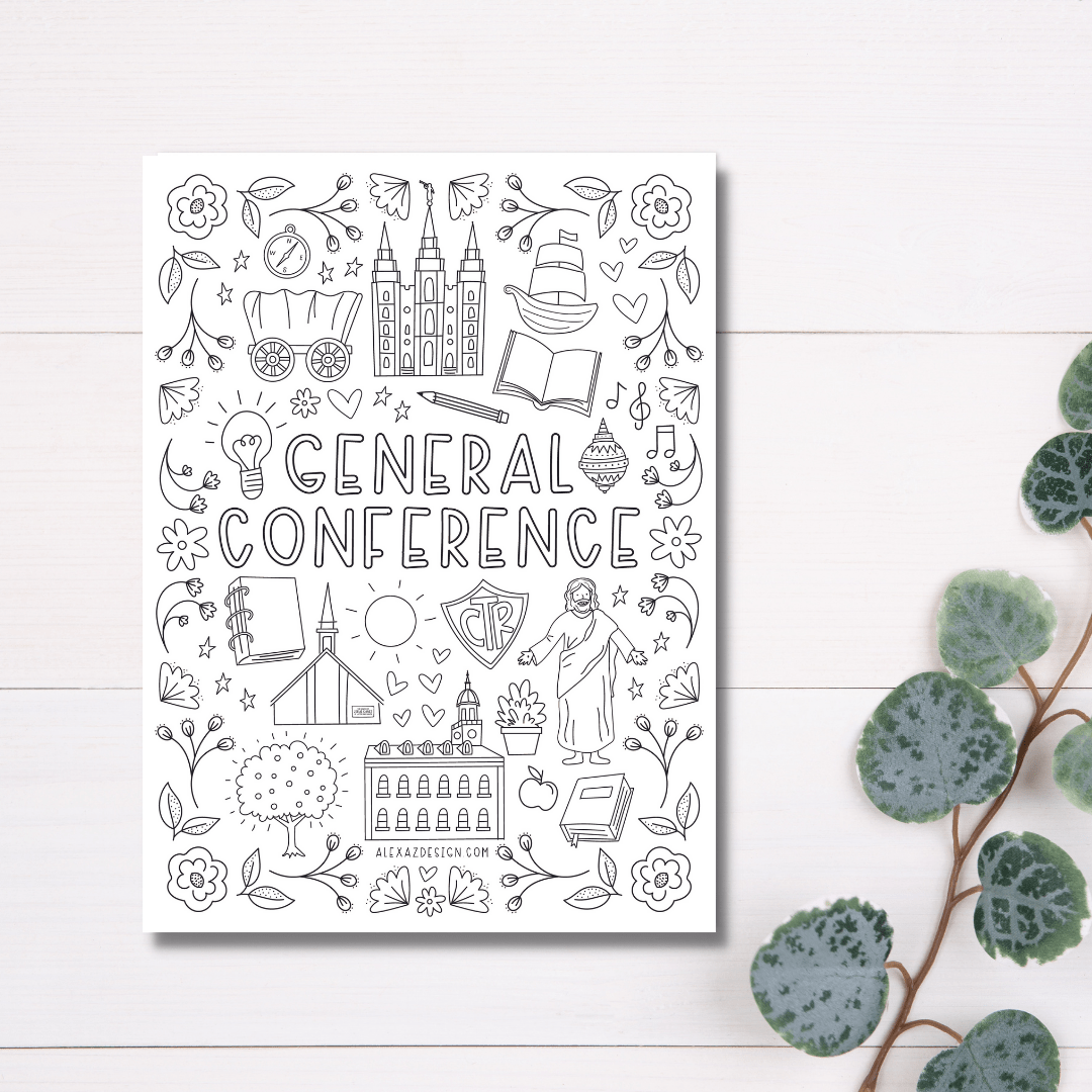 General conference giant coloring page