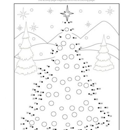 Christmas connect the dots christmas worksheets christmas coloring pages christmas printables