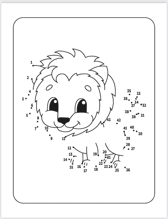 Connect the dot coloring pages dot to dot coloring pages