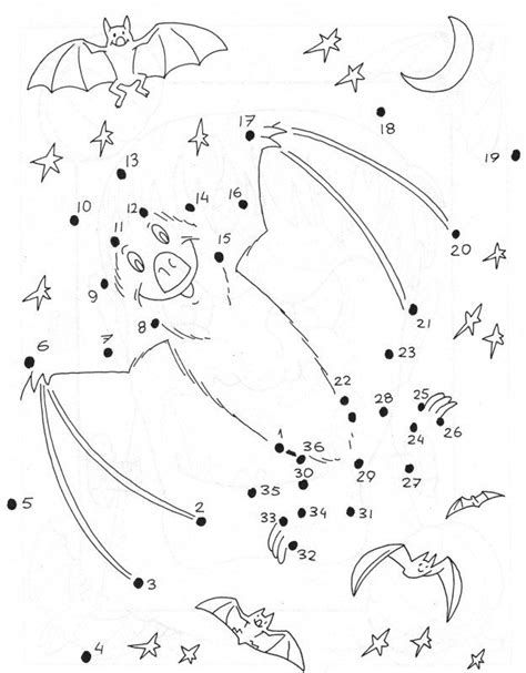 Halloween dot to dot coloring pages for kids connect the halloween school halloween printables kids halloween worksheets