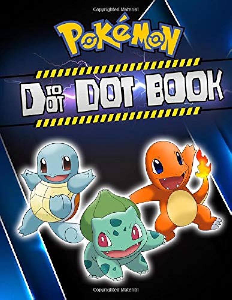 Pokemon connect the dots pokemon adult dot