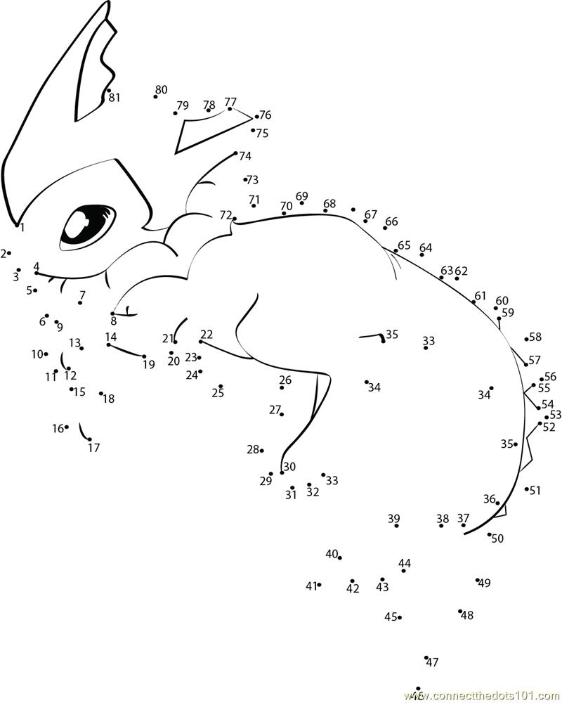 Sweet water pokemon dot to dot printable worksheet