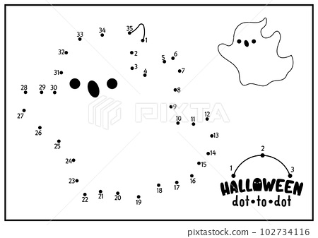 Vector halloween dot