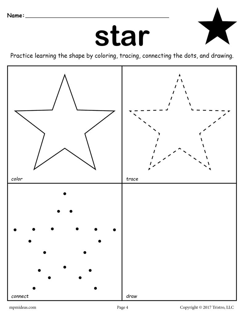 Star worksheet