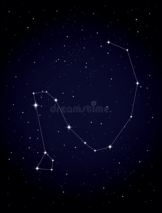 Constellation draco stock illustrations â constellation draco stock illustrations vectors clipart