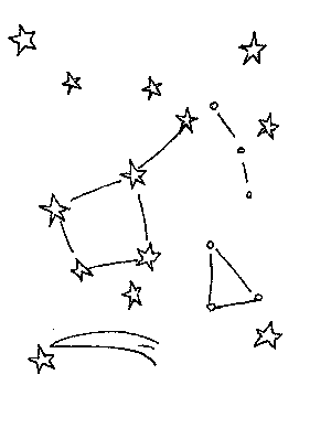 Space constellation coloring page coloring page constellations coloring pages color