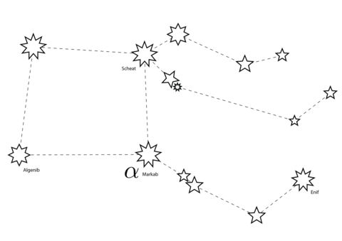 Pegasus constellation coloring page pegasus constellation coloring pages constellation art