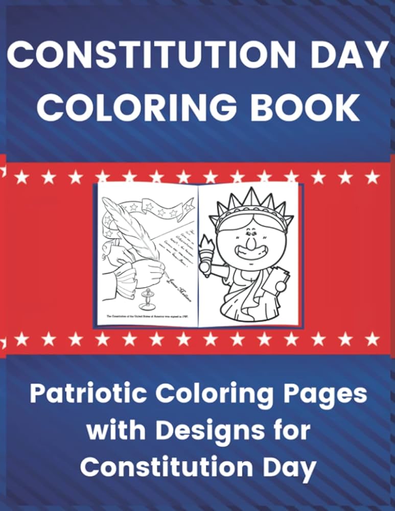 Constitution day coloring book