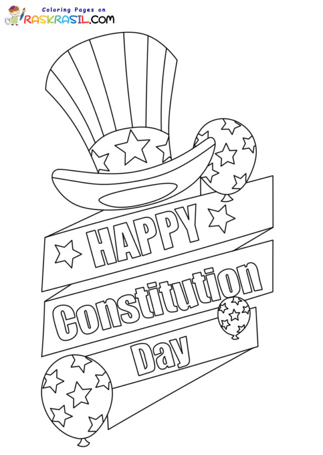 Constitution day coloring pages