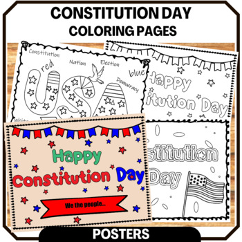 Constitution day coloring pages by teacher marie tpt