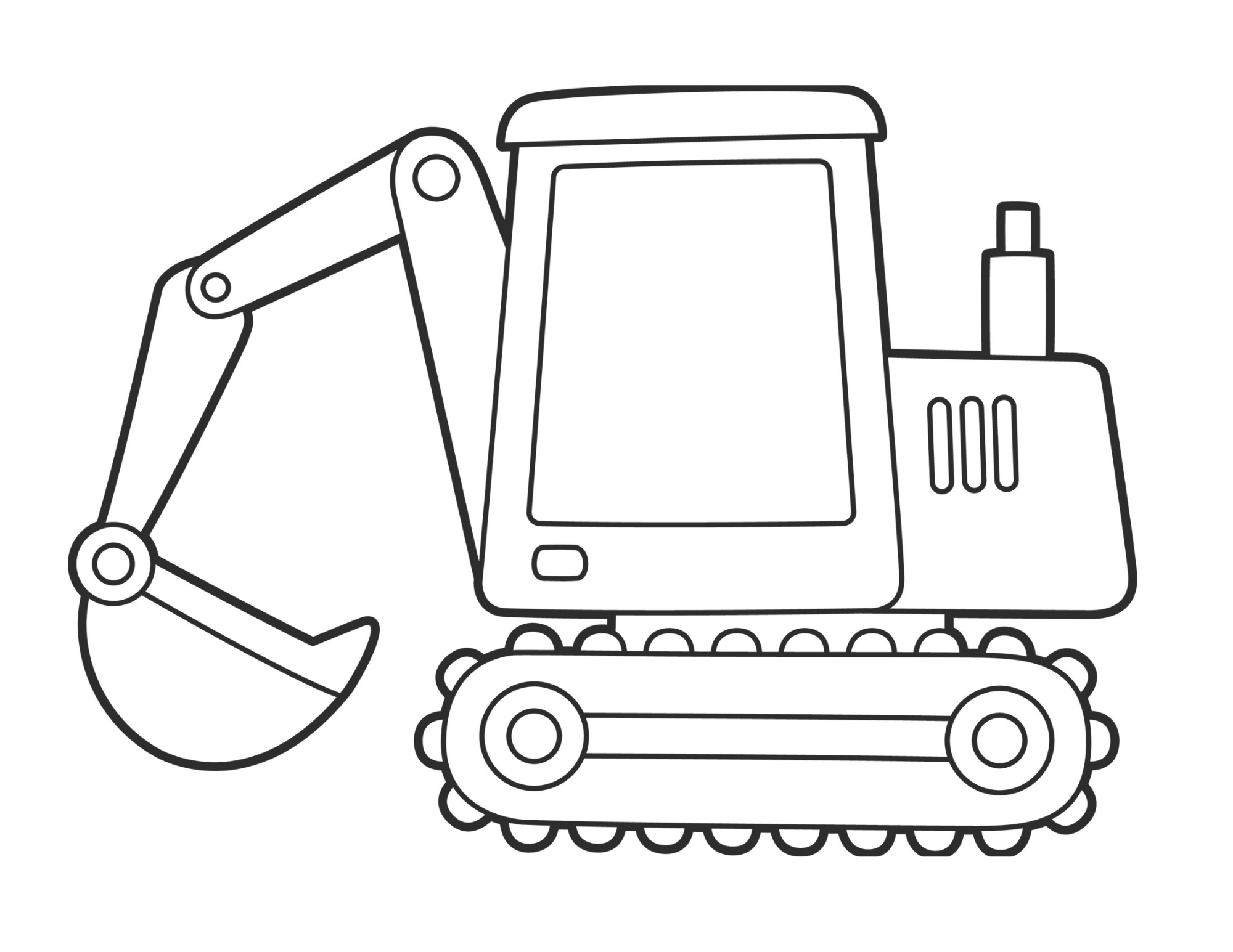 Construction coloring pages