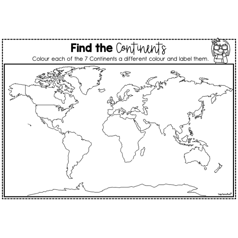 Find the continents