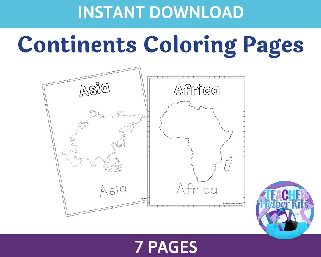 Continents montessori geography worksheets continents worksheet continents printable k