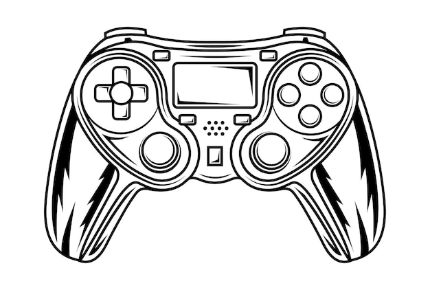 Premium vector game controller vector illustration video game sports technology