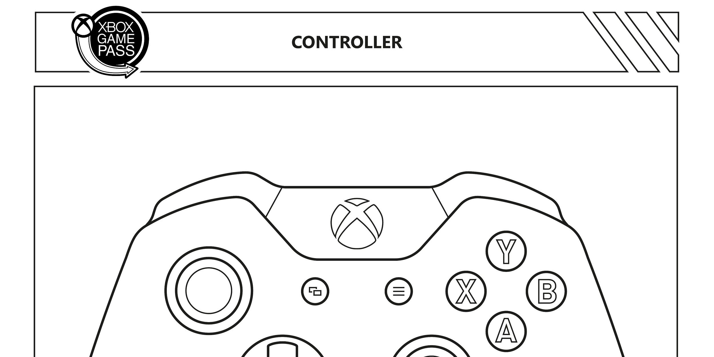 Get your art on with these xbox colouring pages