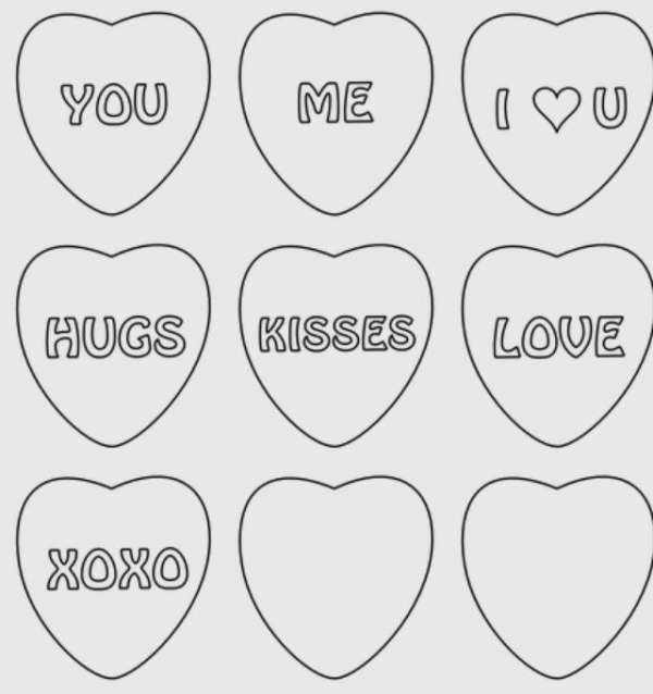 Free heart templates â