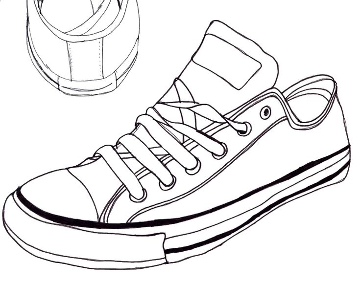 Converse drawing converse drawing converse sneakers sketch