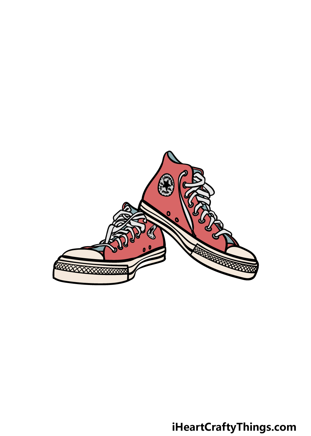 Converse drawing