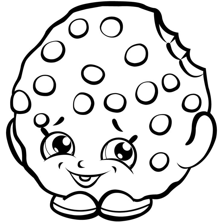 Cookie coloring pages