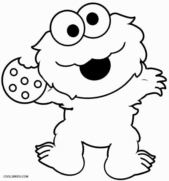 Monster coloring pages elmo coloring pages cartoon coloring pages