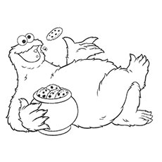 Top free printable cookie monster coloring pages online