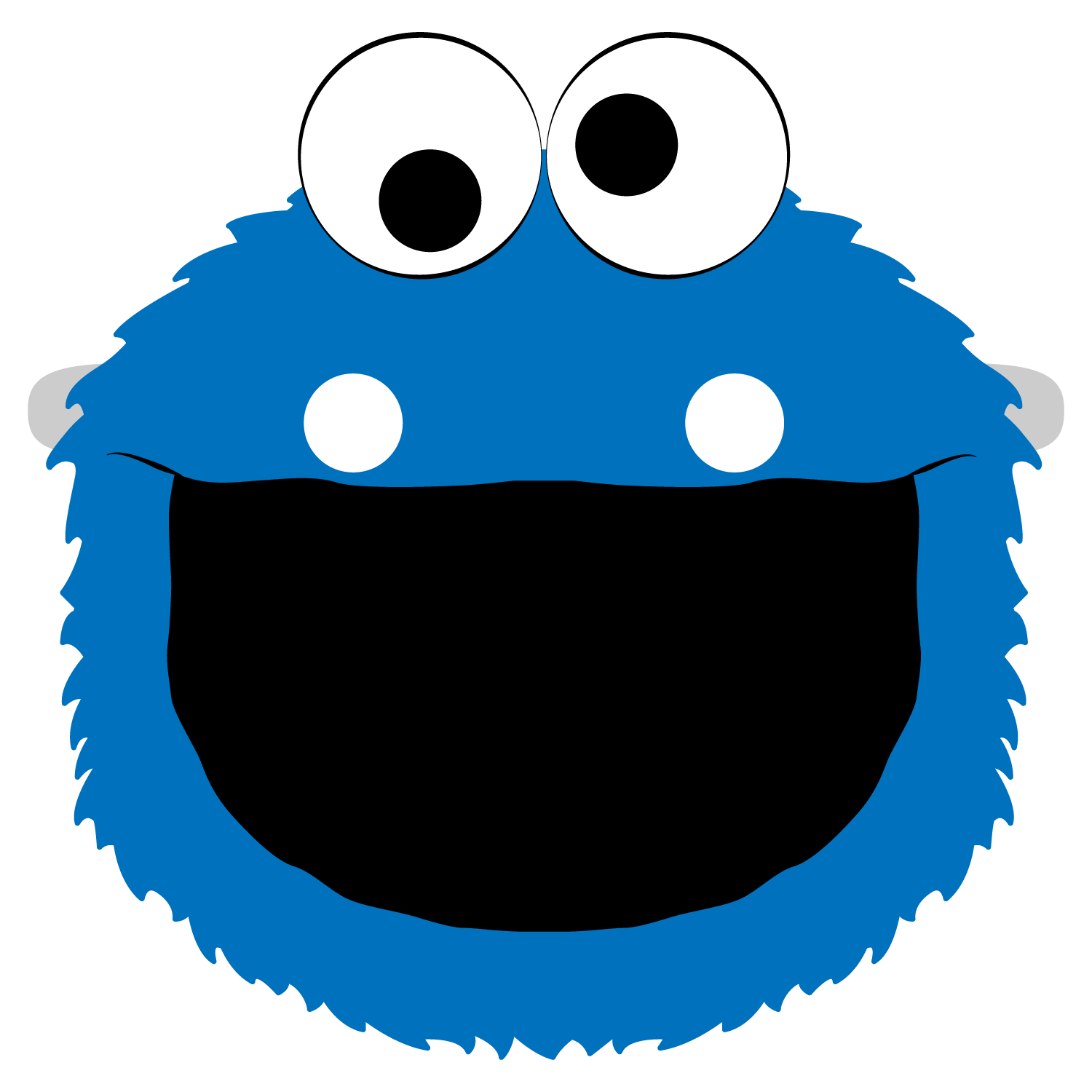 Cookie monster mask template free printable papercraft templates