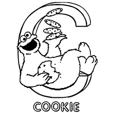 Top free printable cookie monster coloring pages online