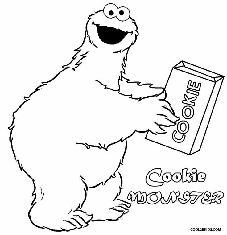 Printable cookie monster coloring pages for kids coolbkids monster coloring pages elmo coloring pages bunny coloring pages