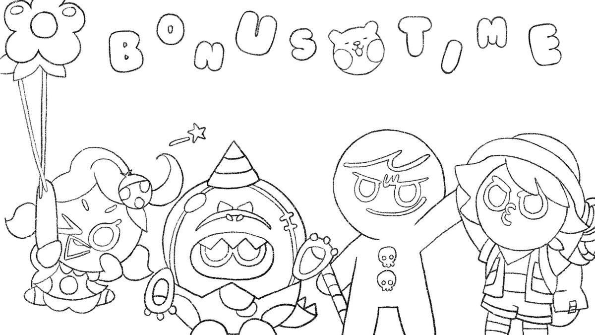 Cookierun ðª on x were having a coloring event to celebrate the latest update ð chose one of these images color it and submit it with cookieruncoloring and your player id