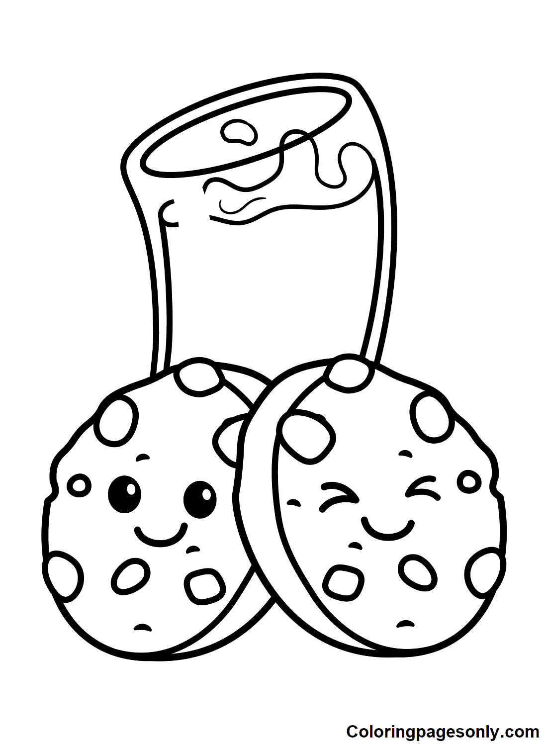 Cookie coloring pages printable for free download