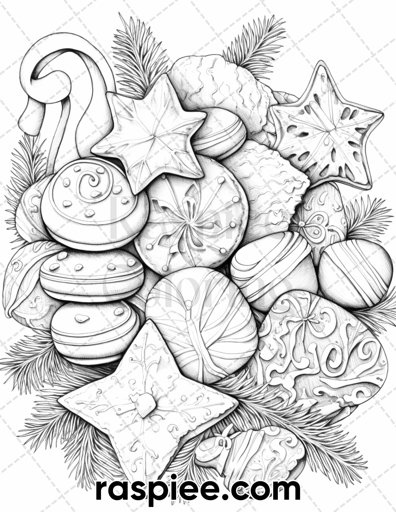 Relaxing christmas grayscale coloring pages for adults festive scenes â coloring