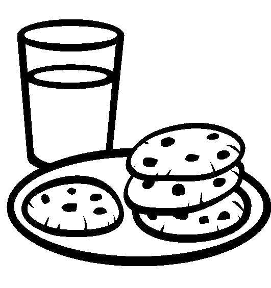 Online coloring pages cookies coloring cookies and milk milk