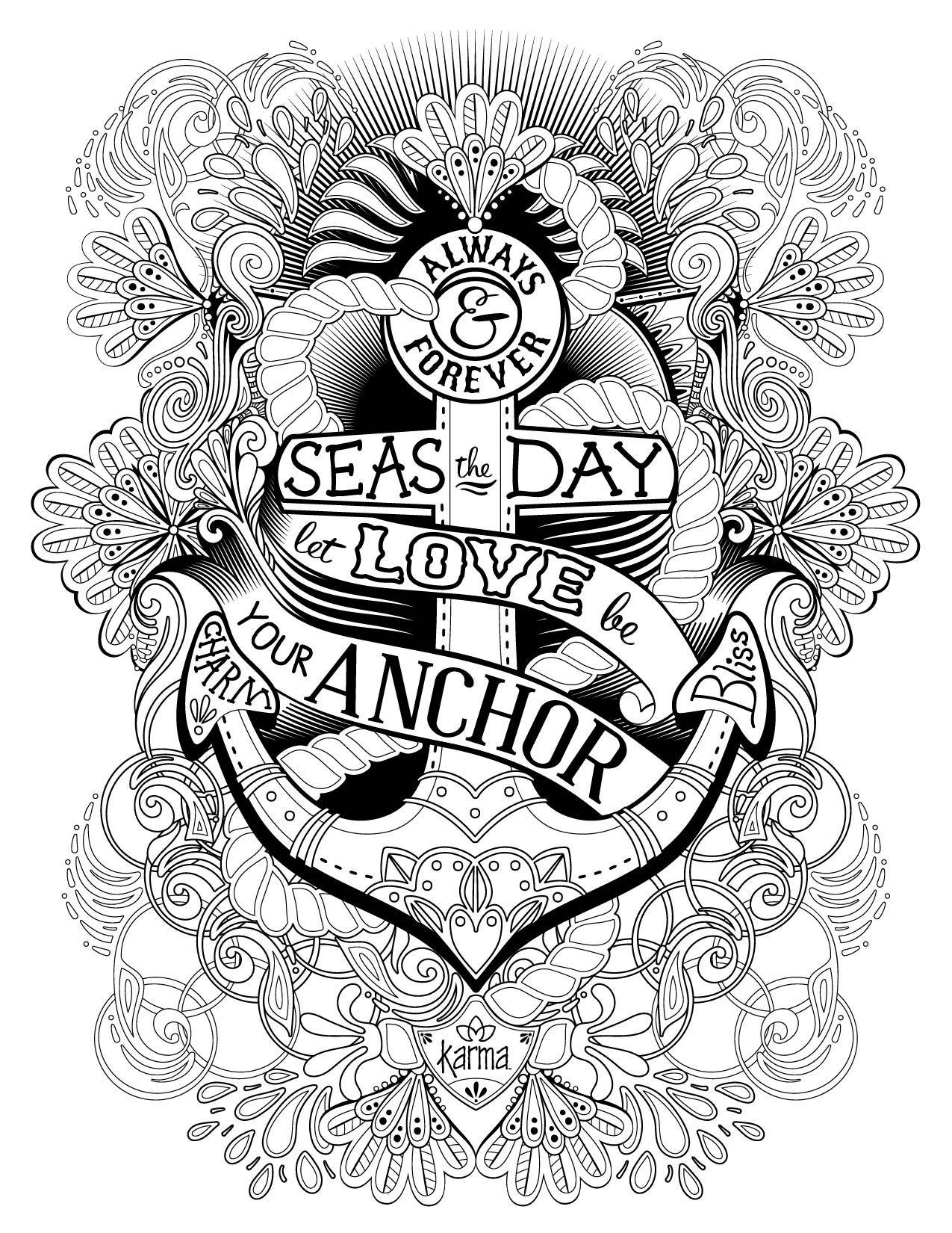 Awesome printable coloring pages for adults creatively calm studios