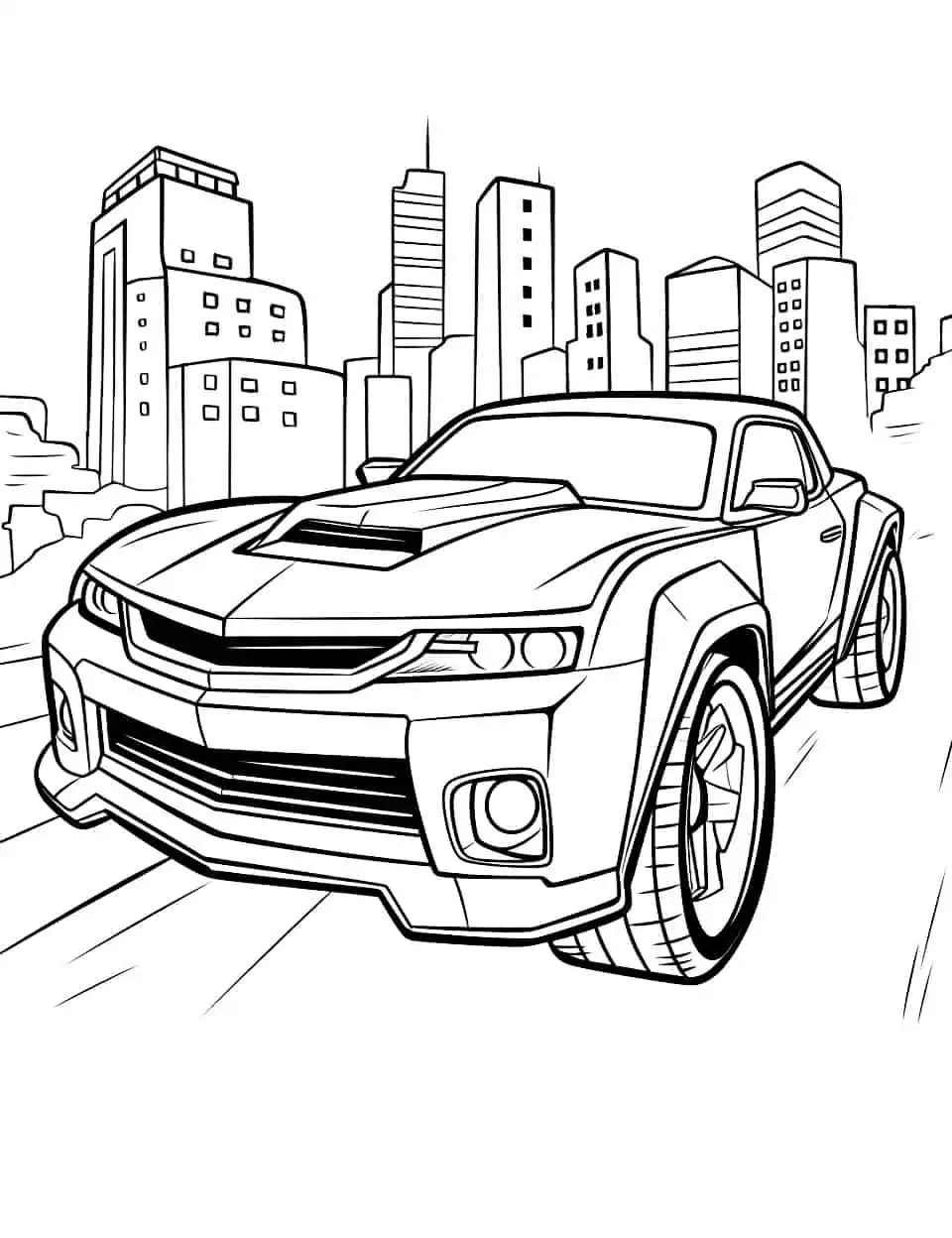 Car coloring pages free printable sheets