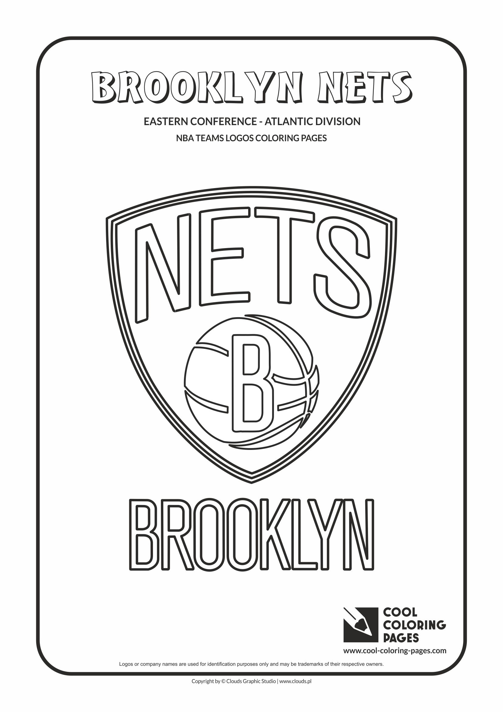 Cool coloring pages nba teams logos coloring pages