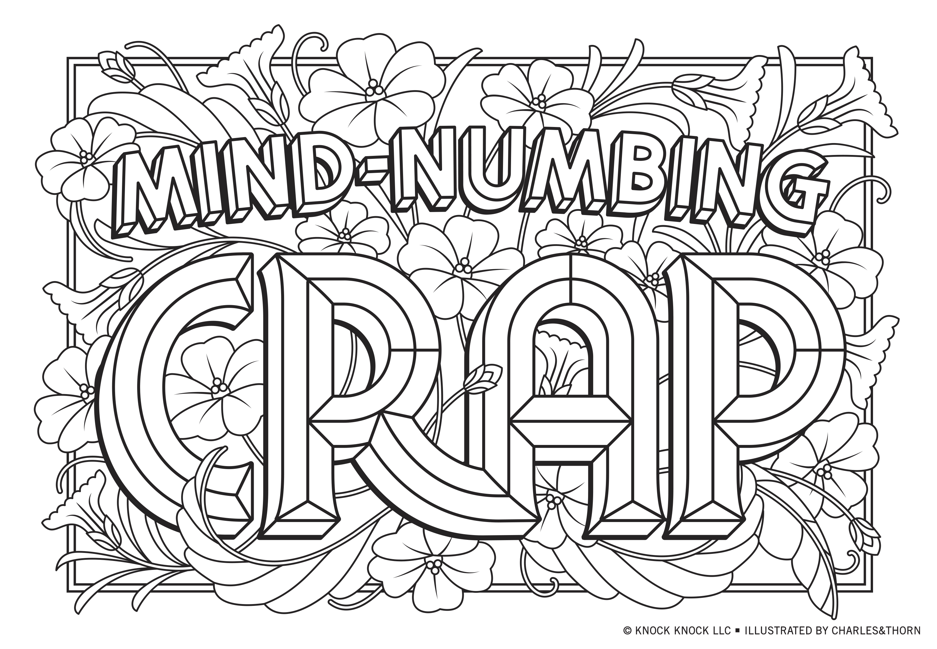 Nsfwâbut safe for wfhâprintable adults coloring pages