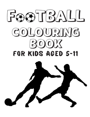 Football colouring book for kids aged