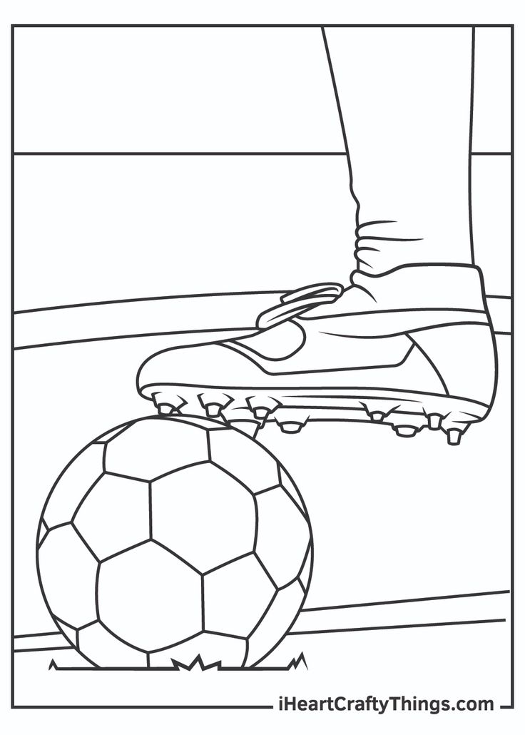 Soccer coloring pages sports coloring pages soccer drawing coloring pages