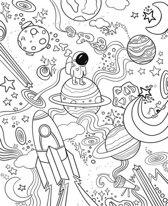 Free easy to print space coloring pages space coloring pages cool coloring pages detailed coloring pages