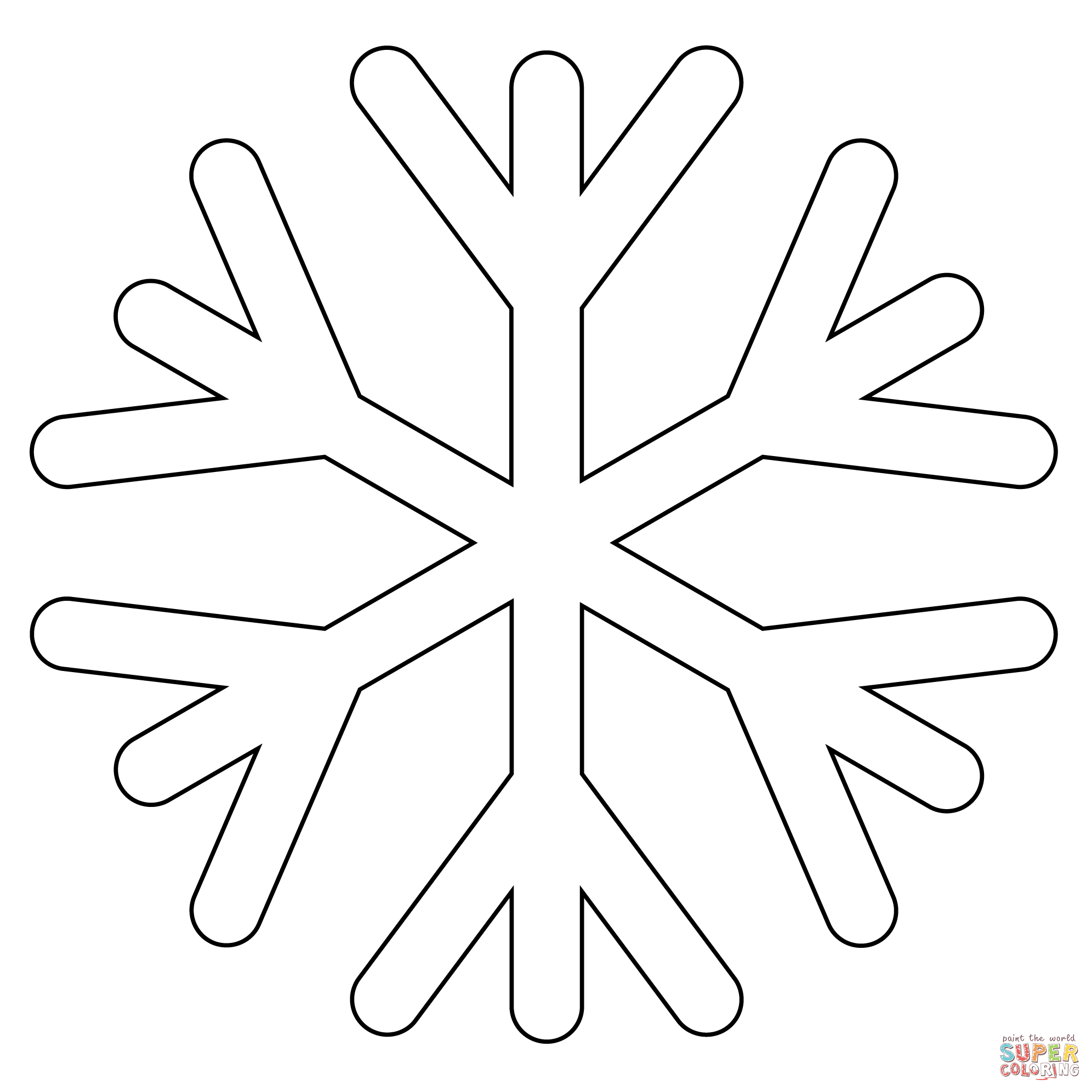 Dibujo de emoji copo de nieve para colorear dibujos para colorear imprimir gratis