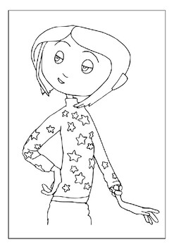 Coraline in nightmareland printable coloring pages fun for kids